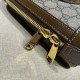 Replicas Gucci Horsebit 1955 Mini bolso con asa superior 640716 Marrón Baratos Imitacion