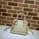 Replicas Gucci Horsebit 1955 Mini bolso con asa superior 640716 Albaricoque Baratos Imitacion