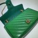 Replicas Bolso de hombro pequeño Gucci GG Marmont 443497 verde Baratos Imitacion