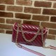 Replicas Bolso de hombro pequeño Gucci GG Marmont 443497 rojo Baratos Imitacion