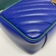 Replicas Bolso de hombro pequeño Gucci GG Marmont 443497 azul Baratos Imitacion