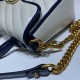 Replicas Minibolso Gg Marmont exclusivo de Gucci Online 583571 Blanco Baratos Imitacion