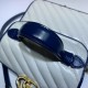 Replicas Minibolso Gg Marmont exclusivo de Gucci Online 583571 Blanco Baratos Imitacion