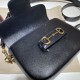 Replicas Minibolso Gucci Horsebit 1955 658574 Negro Baratos Imitacion