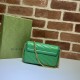 Replicas Gucci GG Marmont Super Mini Bolsa 574969 Verde Baratos Imitacion