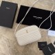 Replicas YSL Saint Laurent Victoire Camera Bag Blanco Baratos Imitacion