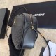 Replicas YSL Saint Laurent Victoire Camera Bag Negro Baratos Imitacion