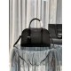 Replicas YSL Saint Laurent Lock Baby Duffle Bag Negro Baratos Imitacion