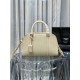 Replicas YSL Saint Laurent Lock Baby Duffle Bag Beige Baratos Imitacion