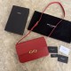 Replicas YSL Saint Laurent Le Maillon Satchel Bag Rojo Baratos Imitacion