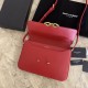 Replicas YSL Saint Laurent Le Maillon Satchel Bag Rojo Baratos Imitacion