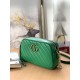 Replicas Bolso de hombro pequeño Gucci GG Marmont 447632 Verde Baratos Imitacion