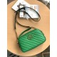 Replicas Bolso de hombro pequeño Gucci GG Marmont 447632 Verde Baratos Imitacion