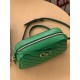 Replicas Bolso de hombro pequeño Gucci GG Marmont 447632 Verde Baratos Imitacion