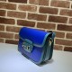 Replicas Gucci Horsebit 1955 Bolso de hombro 602204 Azul Baratos Imitacion