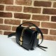 Replicas Mini bolso de hombro Gucci Sylvie 1969 615965 negro Baratos Imitacion