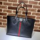 Replicas Bolso tote Gucci Ophidia mediano 631685 negro Baratos Imitacion