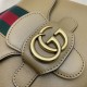 Replicas Bolso mensajero Gucci Small con doble G y tribanda & lrm; 648934 Marrón Baratos Imitacion