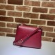 Replicas Bolso mensajero Gucci Small con doble G y tribanda & lrm; 648934 rojo Baratos Imitacion