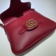 Replicas Bolso mensajero Gucci Small con doble G y tribanda & lrm; 648934 rojo Baratos Imitacion