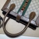 Replicas Gucci Jackie 1961 Bolso de mano mediano 649016 Marrón Baratos Imitacion