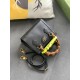 Replicas Bolso Tote Gucci Diana Mini & lrm; 655661 Negro Baratos Imitacion