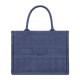 Replicas Christian Dior Small Dior Book Tote Bag azul oscuro Baratos Imitacion