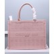 Replicas Christian Dior Small Dior Book Tote Bag Rosa Baratos Imitacion