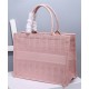 Replicas Christian Dior Small Dior Book Tote Bag Rosa Baratos Imitacion