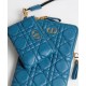 Replicas Cartera multifuncional Christian Dior Caro Azul Baratos Imitacion