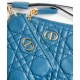 Replicas Cartera multifuncional Christian Dior Caro Azul Baratos Imitacion