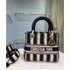 Replicas Christian Dior Bolso mediano Lady D-lite negro Baratos Imitacion