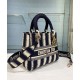 Replicas Christian Dior Bolso mediano Lady D-lite negro Baratos Imitacion