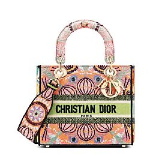 Replicas Christian Dior Lady D-Lite Bolso Rosa Baratos Imitacion