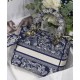 Replicas Christian Dior Bolso mediano Lady D-Lite azul oscuro Baratos Imitacion