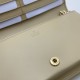 Falsa Cartera de cadena Gucci Horsebit 1955 & lrm; 621892 beige Imitacion