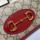 Falsa Cartera de cadena Gucci Horsebit 1955 & lrm; 621892 rojo Imitacion