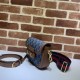 Falsa Minibolso Gucci Horsebit 1955 658574 Azul Imitacion