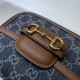 Falsa Minibolso Gucci Horsebit 1955 658574 Azul Imitacion