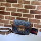 Falsa Minibolso Gucci Horsebit 1955 658574 Azul Imitacion