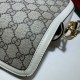 Falsa Minibolso Gucci Horsebit 1955 658574 Blanco Imitacion