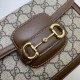 Falsa Minibolso Gucci Horsebit 1955 658574 Marrón Imitacion