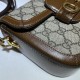 Falsa Minibolso Gucci Horsebit 1955 658574 Marrón Imitacion