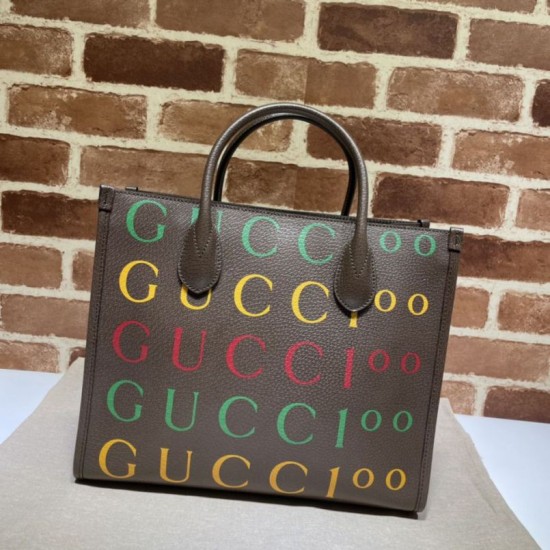 Falsa Bolso Gucci 100 Pequeño 680956 Café Imitacion