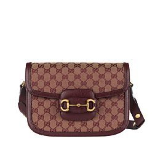 Falsa Bolso pequeño Gucci Horsebit 1955 602204 Malva Imitacion