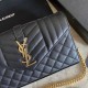 Falsa YSL Saint Laurent Monogram Envelope Chain Woc Monedero Blanco Imitacion