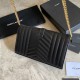 Falsa YSL Saint Laurent Monogram Envelope Chain Woc Monedero Blanco Imitacion