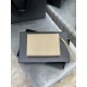 Falsa YSL Saint Laurent Monogram Clutch Grano Acolchado Beige Oscuro Imitacion