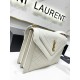 Falsa YSL Saint Laurent gaby Satchel bolso de piel de cordero acolchado blanco Imitacion