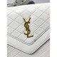 Falsa YSL Saint Laurent gaby Satchel bolso de piel de cordero acolchado blanco Imitacion